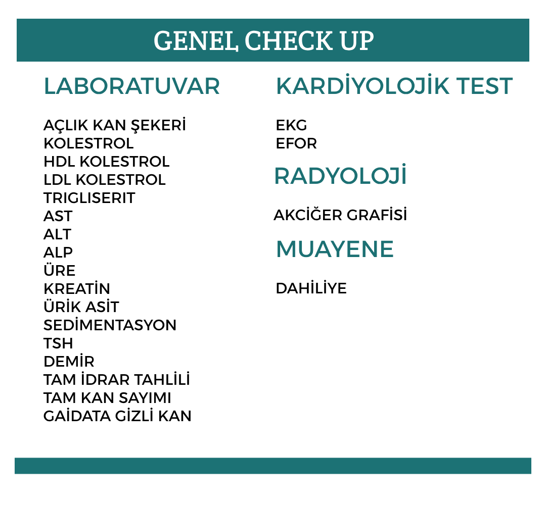 Genel Check Up